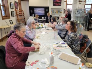 Photo of Junk Journal Class at Carnegie